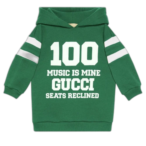 Gucci Kids Music Is Mine Hoodie 'Green'