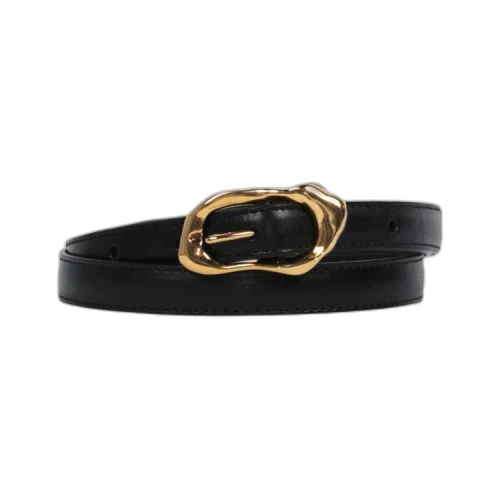 Alexander McQueen Thin Double Wrap Belt Black