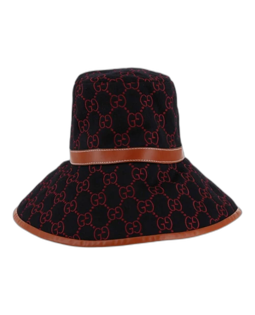 Gucci GG Supreme Bucket Hat Blue