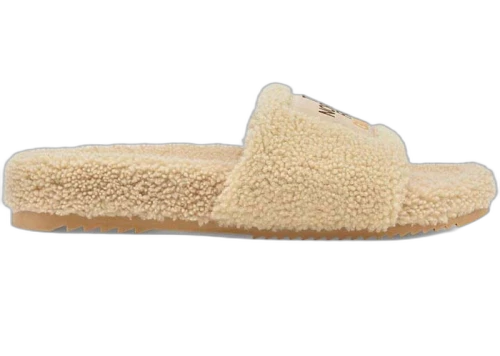 Gucci x The North Face Merino Wool Slides Beige