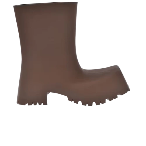 Balenciaga Trooper Rubber Boot 'Brown'