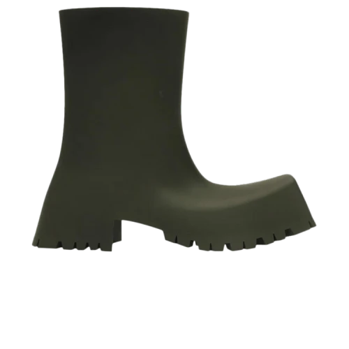 Balenciaga Trooper Rubber Boot 'Dark Green'