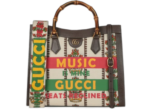 Gucci Music Is Mine Diana Tote Multi