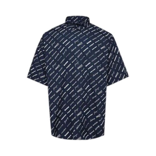 Balenciaga Shirt 'Marine/Dirty White'