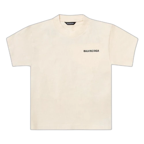 Balenciaga Kids Short-Sleeve T-Shirt 'Beige'