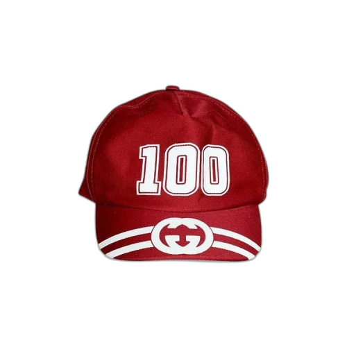 Gucci Kids 100 Special Series Baseball Hat 'Bright Red'