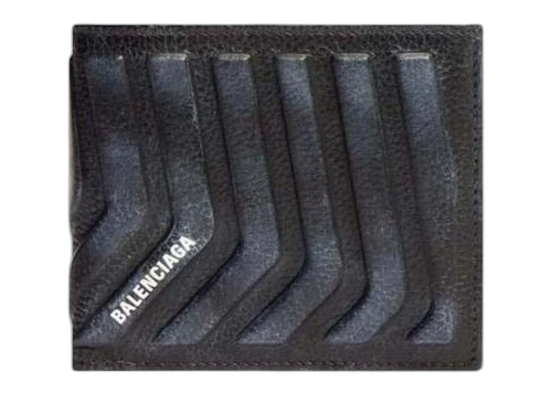 Balenciaga Square Folded Wallet Black