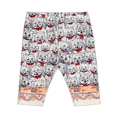 Gucci Kids Cat-Print Leggings 'Multicolor'