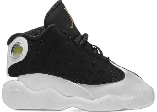 Jordan 13 Retro Black White Gum Medium Brown Metallic Gold (TD)