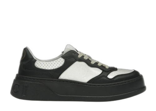 Gucci GG Embossed Sneaker Black White (Women's)