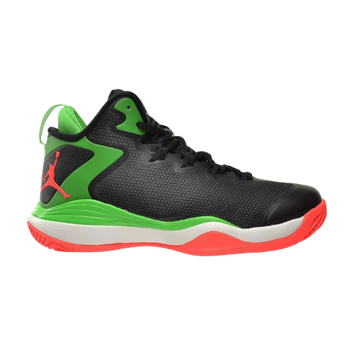 Air Jordan Super.Fly 3 BG 'Black Green Spark'