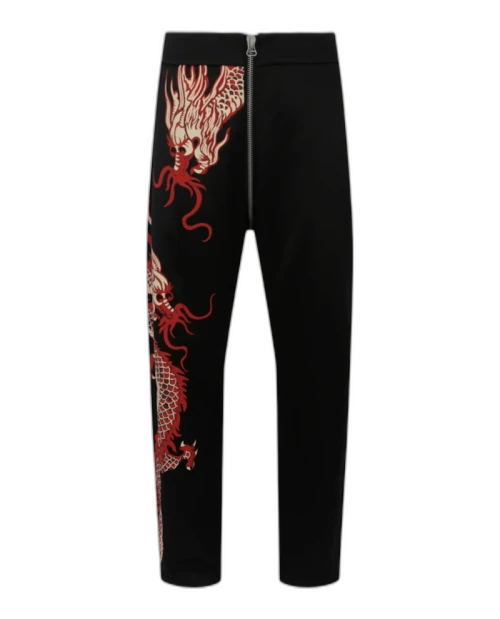 Gucci Love Parade Dragon Pants Black