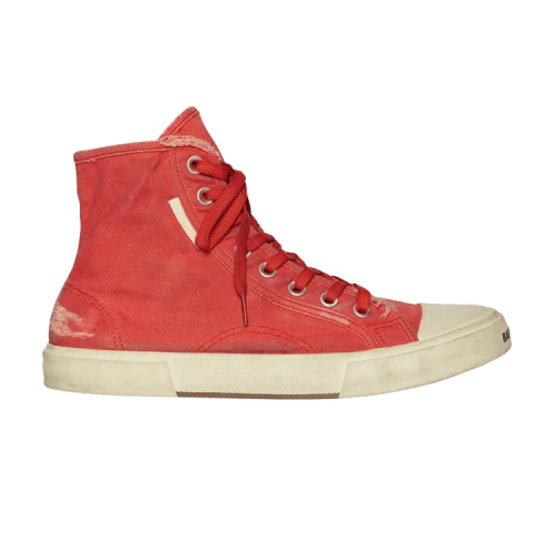 Balenciaga Paris High 'Destroyed - Red'