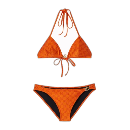 Gucci GG Stretch Jersey Bikini Orange