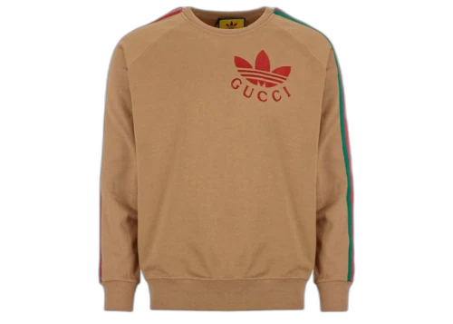Gucci x Adidas Trefoil Sweatshirt Beige