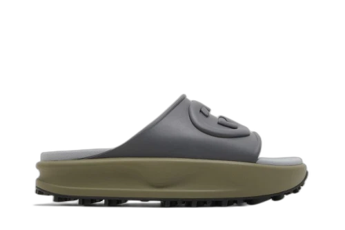 Gucci Sandal 'Interlocking G - Dark Grey Khaki'