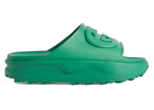 Gucci Interlocking G Slide Green