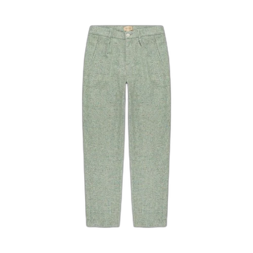 Gucci Kids Straight Leg Tweed Pants 'Green'