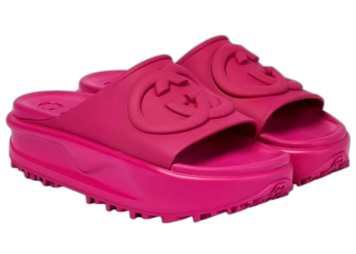 Gucci Interlocking G Slide Pink (Women's)