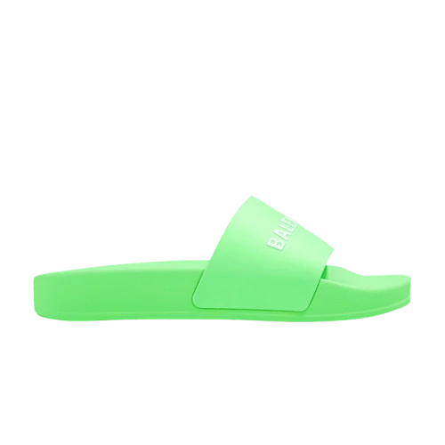 Balenciaga Pool Slides Kids 'Neon Green'