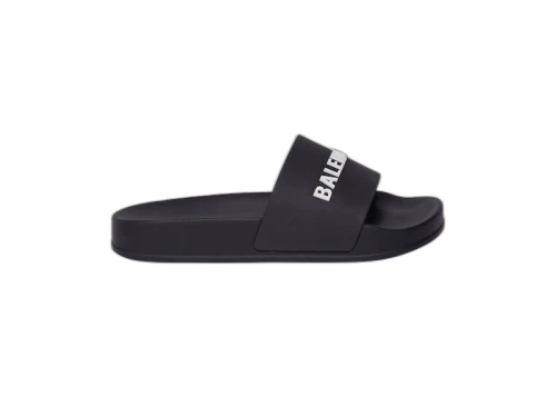 Balenciaga Pool Slide Black White (Kids)