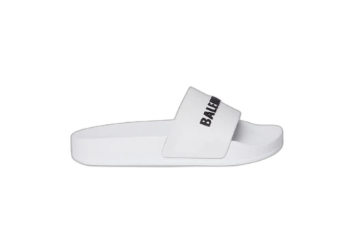 Balenciaga Pool Slide White Black (Kids)