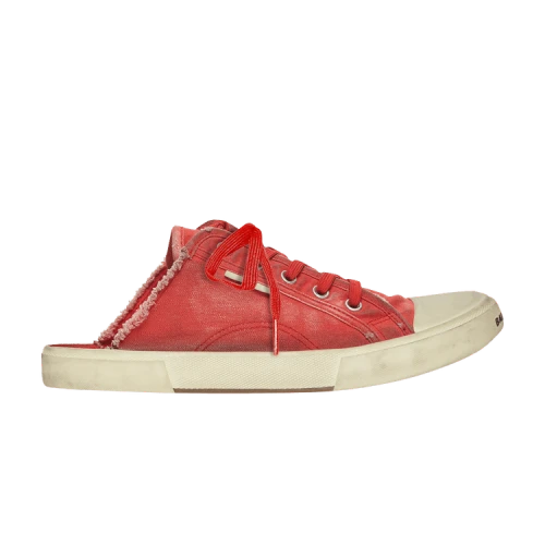 Balenciaga Paris Sneaker Mule 'Destroyed - Red' (Women's)