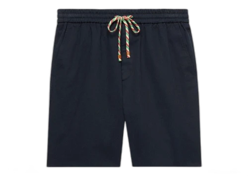 Gucci Logo-Print Shorts Blue