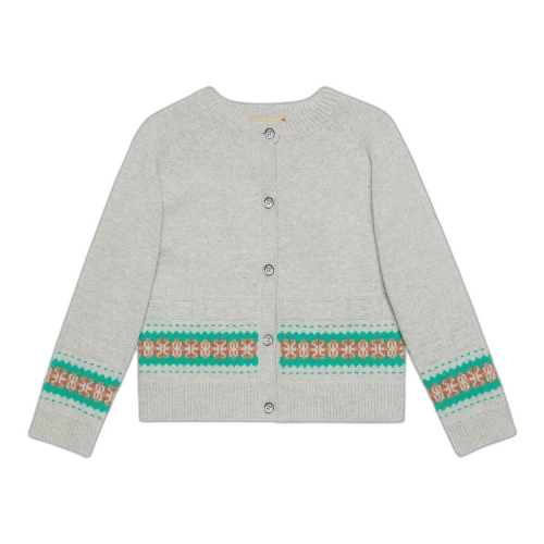 Gucci Kids Wool Cardigan 'Grey'