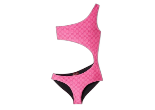Gucci GG Stretch Jersey Swimsuit Pink