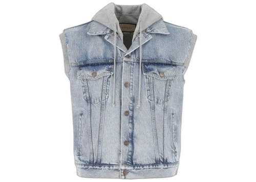 Gucci Denim Sleeveless Jacket Blue