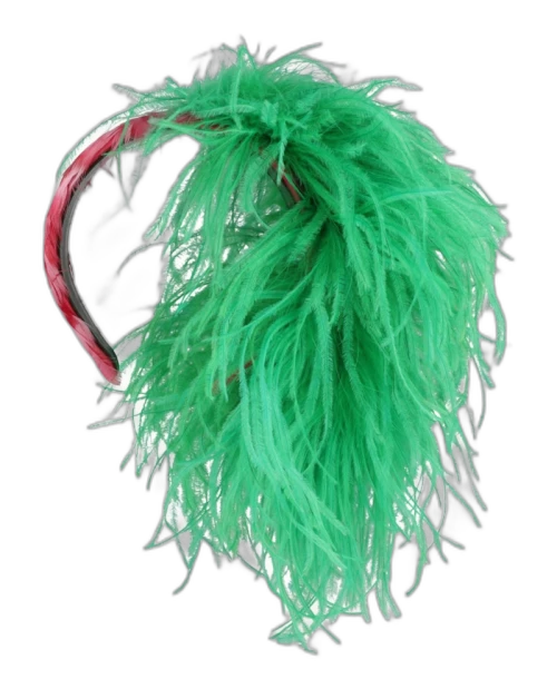 Gucci Feather Headband Green