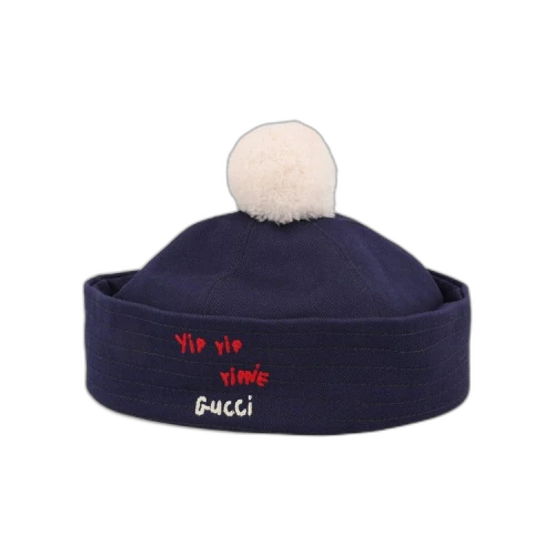 Gucci Kids Embroidered Sailor Hat 'Blue'