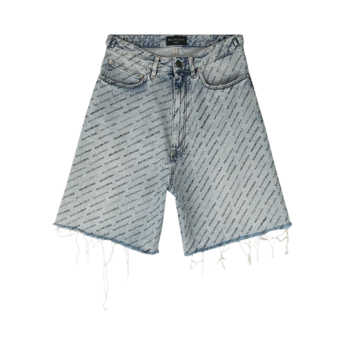 Balenciaga Skater Shorts 'Iced Blue'