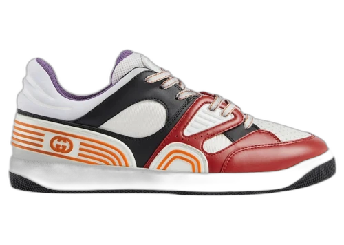 Gucci Basket Low-Top Sneaker Red Black
