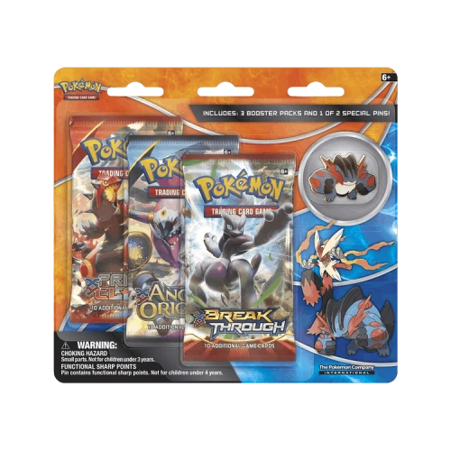 Pokémon XY: BREAKthrough Collector Pin 3 Pack Blister 'Mega Swampert'