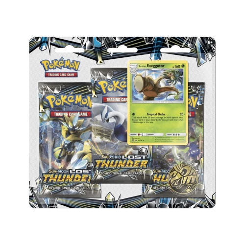 Pokémon Lost Thunder 3 Pack Blister 'Alolan Exeggutor'