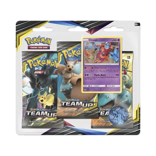 Pokémon Sun & Moon: Team Up 3 Pack Blister 'Deoxys'