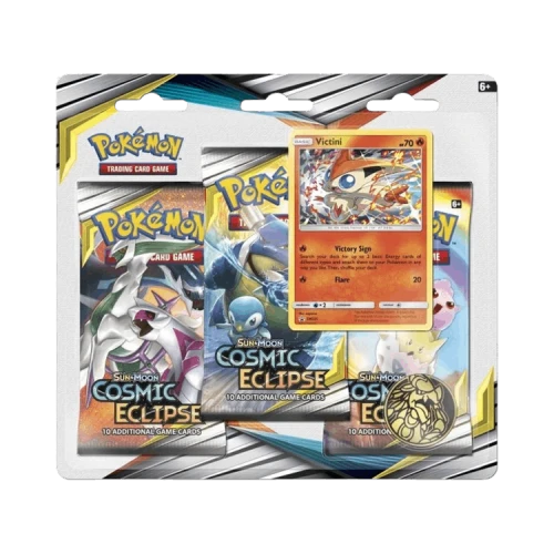 Pokémon Sun & Moon: Cosmic Eclipse 3 Pack Blister 'Victini'