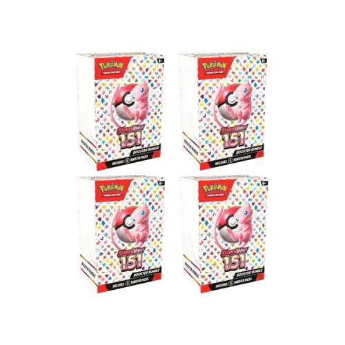 Pokémon Scarlet & Violet: 151 Booster Bundle (6 Packs) 4x Lot