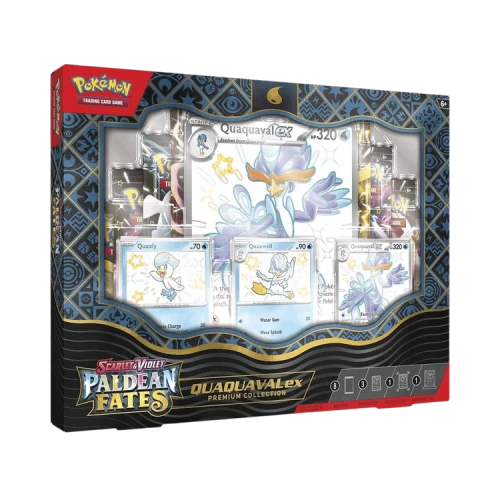 Pokémon Scarlet & Violet-Paldean Fates Quaquaval ex Premium Collection