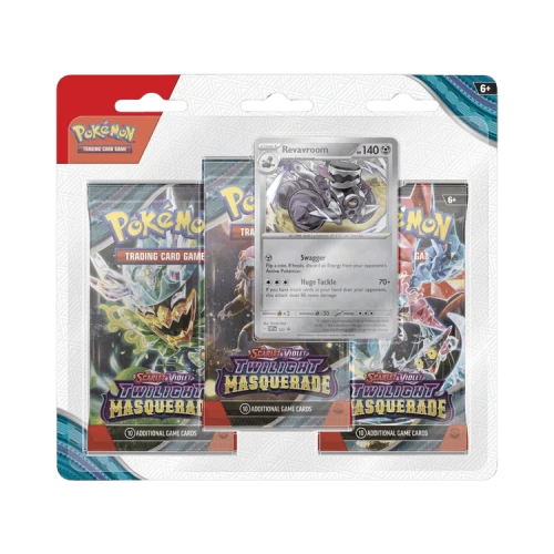 Pokémon Scarlet & Violet: Twilight Masquerade 3 Pack Blister 'Revavroom'
