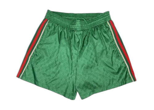 Gucci GG Jacquard Nylon (Euro Exclusive) Swim Shorts Green