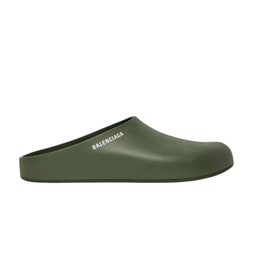 Balenciaga Pool Closed Slide 'Dark Green'