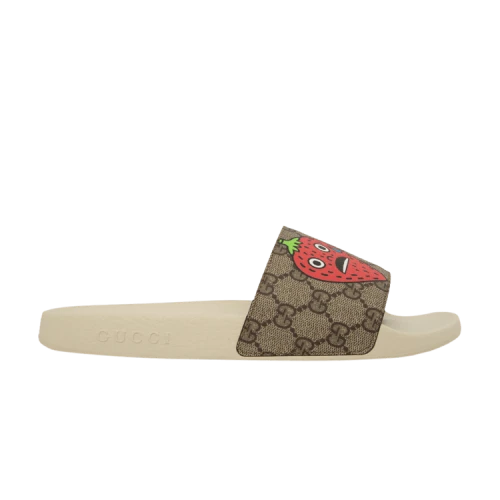 Pablo Delcielo x Gucci GG Supreme Slide 'Strawberry'