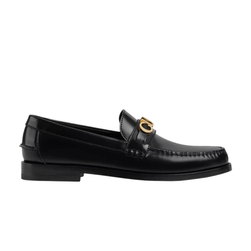 Gucci Cara Logo Snaffle Loafer 'Black'