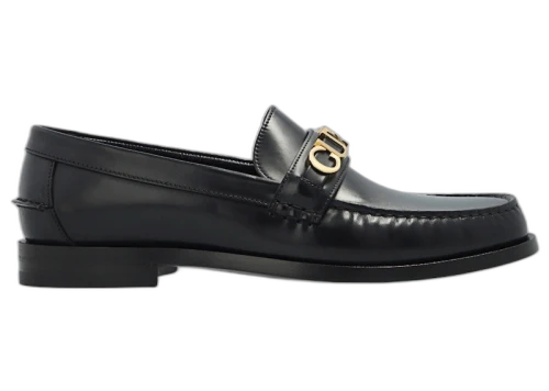 Gucci Cara Logo Snaffle Loafer Black