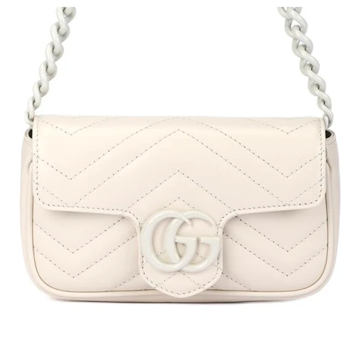 Gucci GG Marmont Belt Bag White