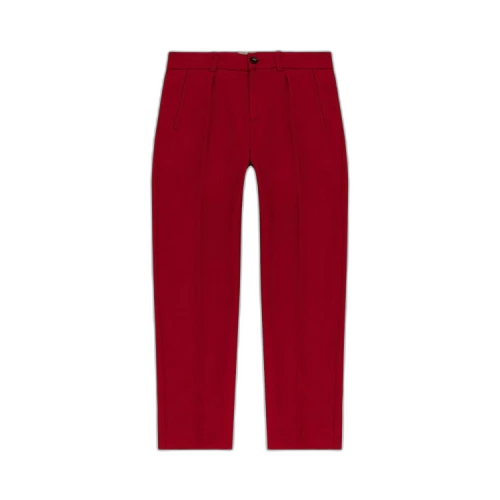 Gucci Kids Pleated Trouser Pants 'Red'