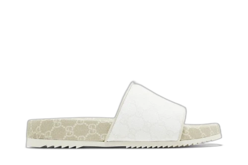 Gucci GG Supreme Sandal 'White'